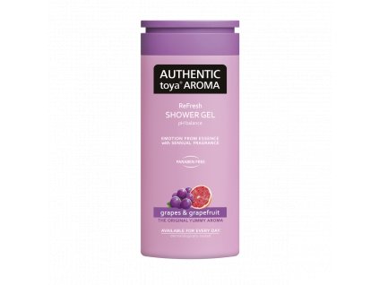 AUTHENTIC toya AROMA sprchový gel 400ml grapes a grapefruit