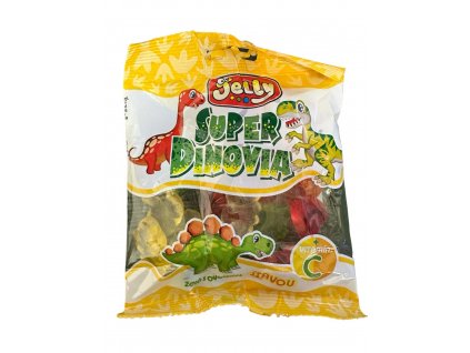 JELLY Super Dinovia želé s ovocnou šťavou+vit.C 80g