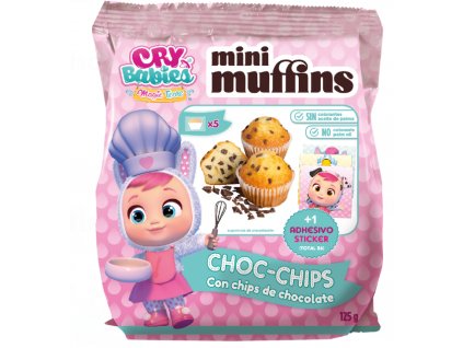 Cry Babies mini čokoládové lupínky s muffiny 125g