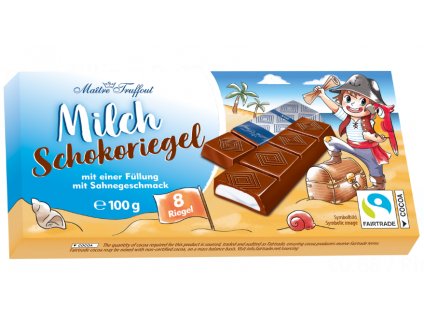 Mléčná čokoláda se smetanovou náplní 8x12,5g