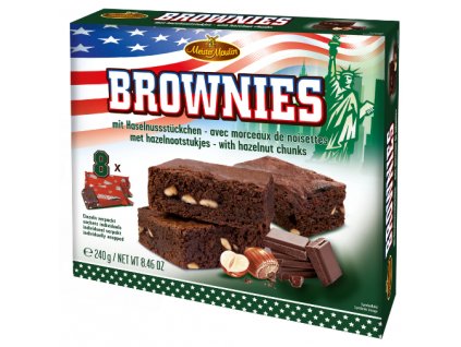 Lískooříškové brownies (8x30g) 240g