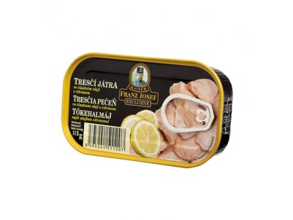 Tresčí játra ve vlastním oleji s citronem 115g