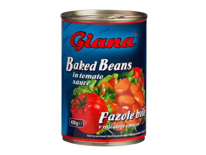 Fazole bílé v rajčatové omáčce 420g