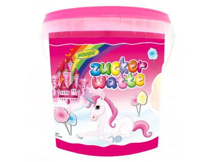 Unicorn cukrová vata kbelík 50g