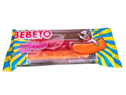 Bebeto želé bonbony Fast Food 30g Hot Dog