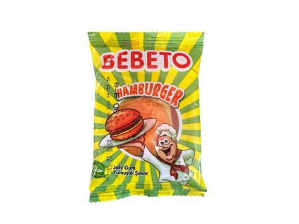 Bebeto želé bonbony Fast Food 30g Hamburger
