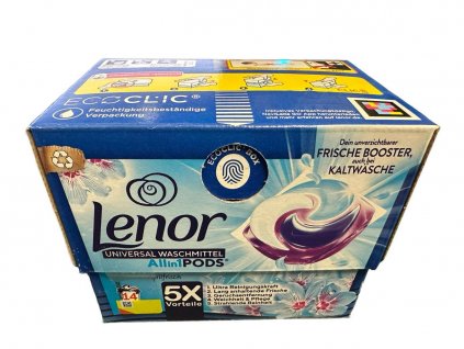 Lenor univerzální prací kapsle All in1 modré 14 praní