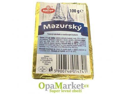 Sertop tavený výrobek Mazurský 100g