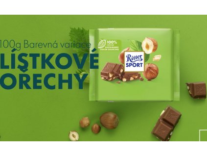 Ritter sport čokoláda oříšek 100g