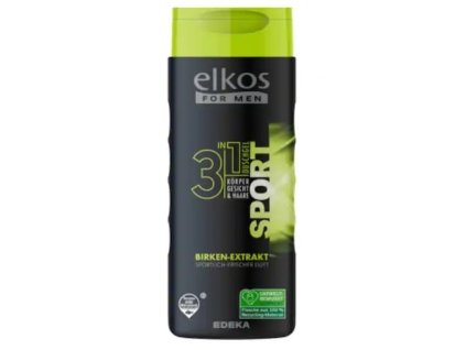 ELKOS spr.gel Men 3v1 Sport Birken Extrakt 300ml