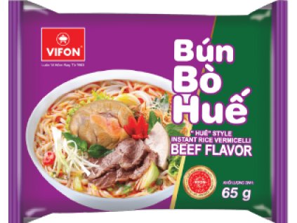 Vifon Instantní rýžová vlasová polévka s příchuťí hovězí 65g