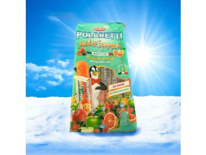 Polaretti ovocné nanuky do mrazáku 10 ks v balení 400ml zelené