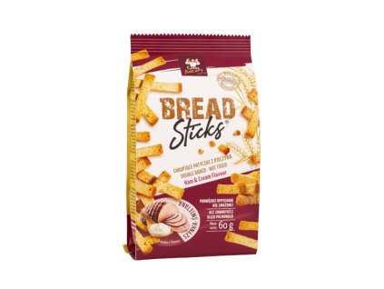 Chlebové tyčinky se šunkou a smetanou 60g