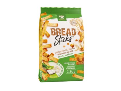 Chlebové tyčinky s cibulí a smetanou 60g