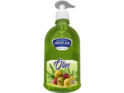 Fresh air tekuté mýdlo s dávkovačem 500 ml olive