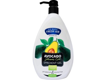 Fresh air sprchový gel 1L Avokado
