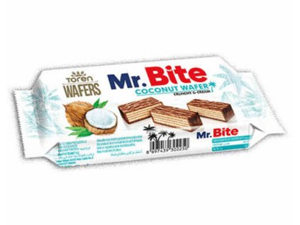 Mr. Bite 38g oplatky s kokosovým krémem celomáčené