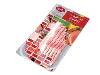 Anglická slanina 96% masa LE CO