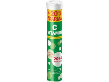 VITAR Šumivé tablety bez Cukru 72g Vitamín C