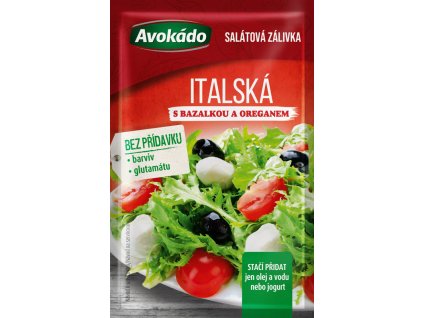 Salátová zálivka Italská s bazalkou a oreganem 8g