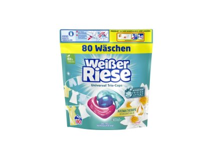 Weisser Riese TRIO Caps 80ks Universal Lotus prací kapsle