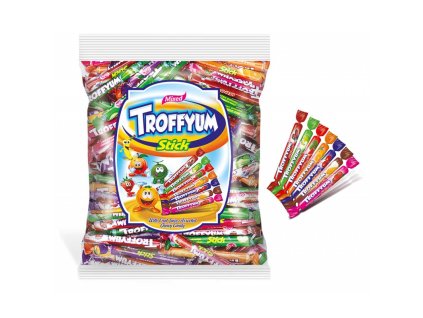 TROFFYUM STICK ovocné žvýkací bonbony 1 kg