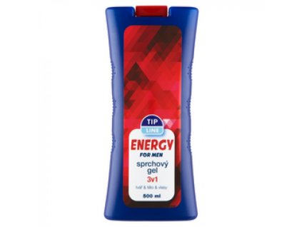Tip Line MEN Sprchový Gel 500ml Energy