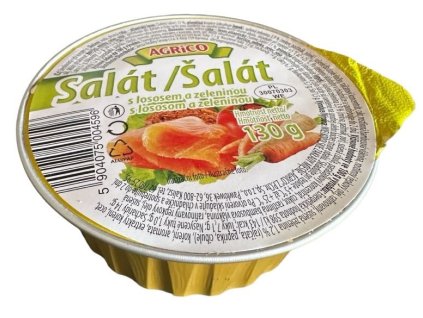 Salát s lososem a zeleninou 130g