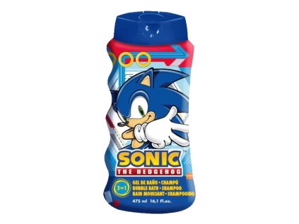 Disney Sonic 2v1 Pěna & Sprchový gel 475ml