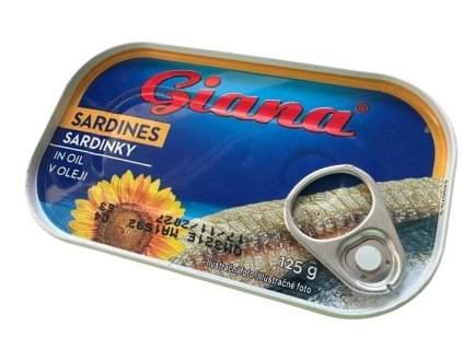 Sardinky ve slunečnicovém oleji 125g