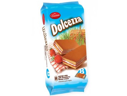 Dolcezza piškotový řez jahoda 180g