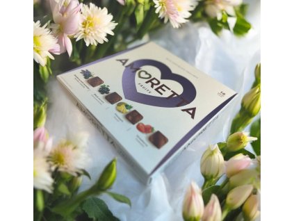 Amoretta pralinky v čokoládě ovocné 109 g