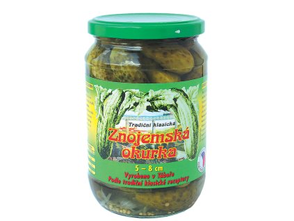 Tradiční klasická Znojemská okurka 5 8 cm 660g