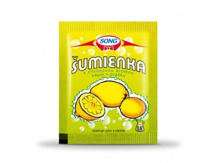 Šumivý nealkoholický nápoj v prášku citron 14g