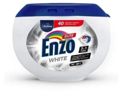 Deluxe Enzo 3in1 Caps kapsle na praní 40ks White