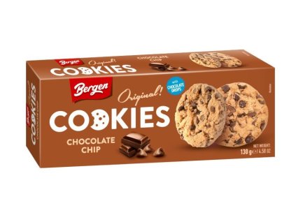 Čokoládové sušenky 40% čokoláda 130g