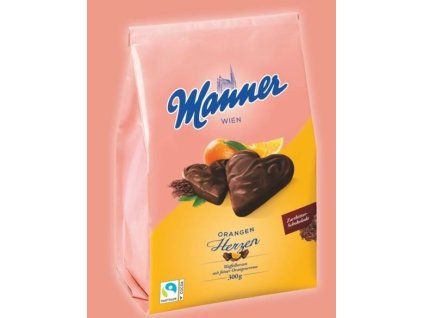 Manner Orangen Herzen 300g