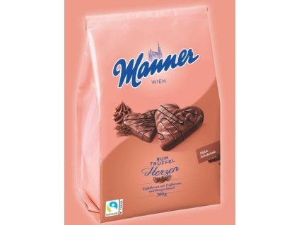 Manner Rum Herzen 300g