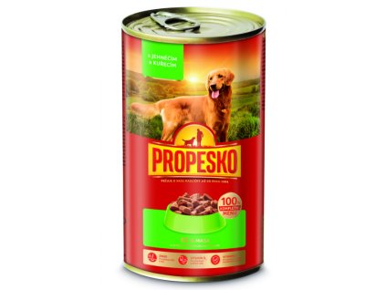 Propesko 1240g kousky pes jehněčí, kuře v omačce