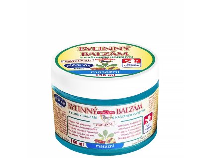 Bylinný balzám s kaštanem koňským 150 ml masážní