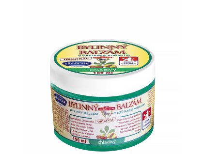 Bylinný balzám s kaštanem koňským 150 ml chladivý