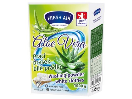 Prací prášek na bílé prádlo Aloe Vera 1 kg