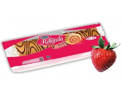 ROLANDA swiss roll Strawberry 300g