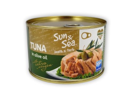 Tuňák v olivovém oleji s extra virgin 400g SUN&SEA