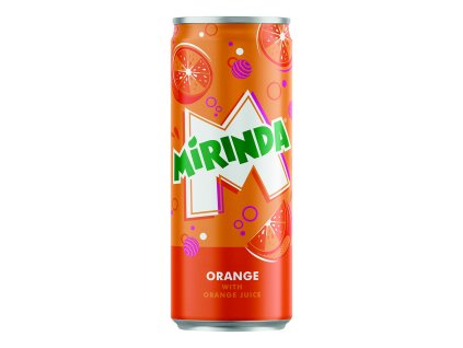 MIRINDA Orange 330 ml plech