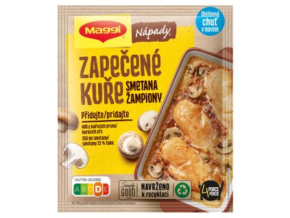 MAGGI Nápady Zapečené kuře se žampiony a smetanou 30g