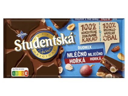 Orion Studentská pečeť mléčno hořká 170g