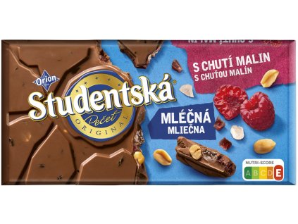 Orion Studentská pečeť mléčná s chutí malin 170g
