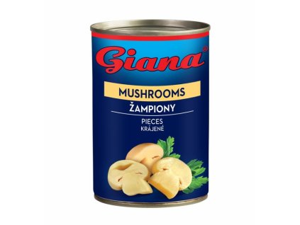 Žampiony krájené ve slaném nálevu 156g