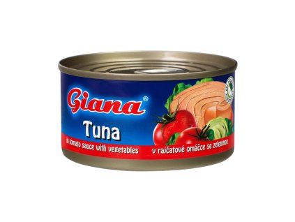 Tuňák v rajčatové omáčce se zeleninou 170g